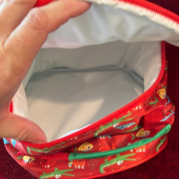 NWOT Quest Satin UNICORN Lunch Cooler, zippered - Picture 3 of 12